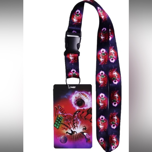 (2) NEW Astro World 2021 Merch Travis Scott Concert Ticket Lanyard / Keychain - Picture 5 of 6